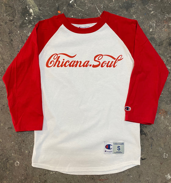 Chicana Soul Champion Baseball Tee